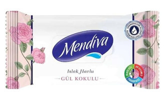 Mendiva Gül Kokulu 60 Yaprak 8'li Islak Mendil