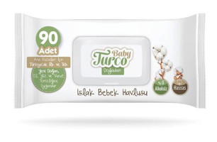 Baby Turco Doğadan Yenidoğan 90 Yaprak Islak Mendil
