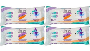 Lux Hasta Vücut Temizleme 50 Yaprak 4'lü Islak Mendil