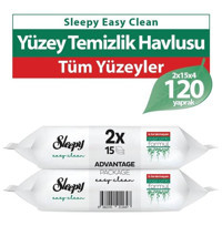 Sleepy Easy Clean 15 Yaprak 8'li Islak Mendil
