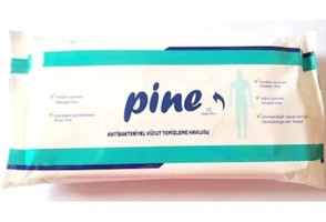 Pine Antibakteriyel 52 Yaprak Islak Mendil