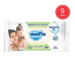 Molfix Ferah 60 Yaprak 9'lu Islak Mendil