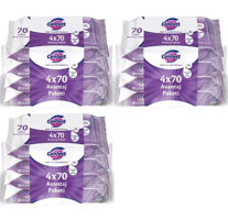 Confort 70 Yaprak 3'lü Islak Mendil