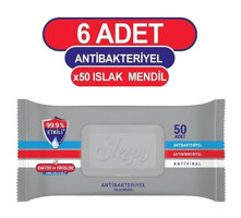 Sleepy Antibakteriyel 50 Yaprak 6'lı Islak Mendil