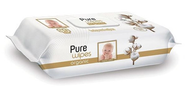 Pure Baby Wipes Organik 90 Yaprak Islak Mendil
