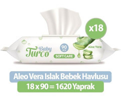 Baby Turco Softcare 90 Yaprak 18'li Islak Mendil