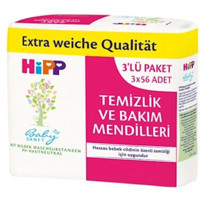 Hipp 56 Yaprak 3'lü Islak Mendil