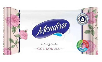 Mendiva Gül Kokulu 60 Yaprak 10'lu Islak Mendil