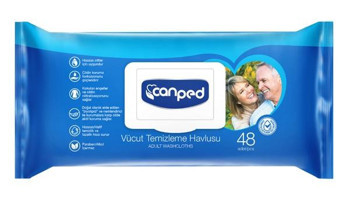 Canped Vücut Temizleme 48 Yaprak 12'li Islak Mendil