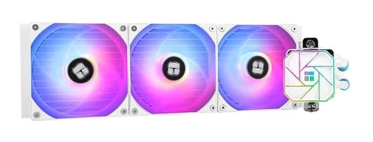Thermalright Aqua Elite 360 Sessiz 4 Pin 3 Fanlı Sıvı Soğutmalı RGB Masaüstü İşlemci Soğutucu Beyaz
