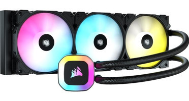 Corsair H150 360 Sessiz 4 Pin 3 Fanlı Sıvı Soğutmalı RGB Masaüstü İşlemci Soğutucu