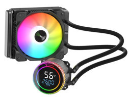 Gamepower Skadi Round 120 mm Sessiz 4 Pin 1 Fanlı Sıvı Soğutmalı RGB Masaüstü İşlemci Soğutucu