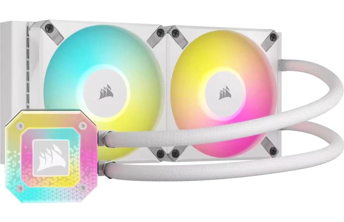 Corsair iCUE H100i Elite Capellix XT 240 mm Sessiz 4 Pin 2 Fanlı Sıvı Soğutmalı RGB Masaüstü İşlemci Soğutucu