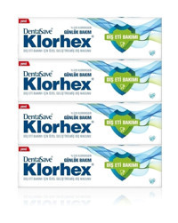 Dentasave Klorhex Günlük Bakım Diş Macunu 4x75 ml