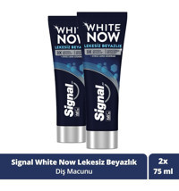 Signal Lekesiz Beyazlık Naneli Florürlü Diş Macunu 2x75 ml