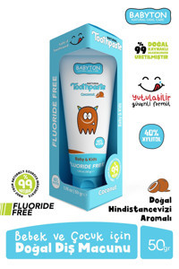 Babyton Hindistan Cevizli Organik Diş Macunu 50 gr