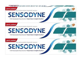 Sensodyne Flouride Naneli Florürlü Diş Macunu 3x100 ml