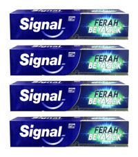 Signal Ferah Beyazlık Naneli Florürlü Diş Macunu 4x50 ml