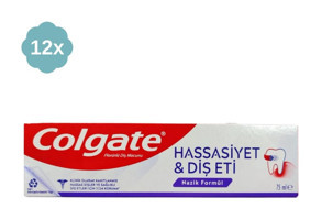 Colgate Hassasiyet & Diş Eti Florürlü Diş Macunu 12x75 ml