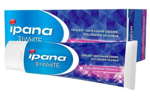 İpana 3D White Naneli Florürsüz Diş Macunu 6x75 ml