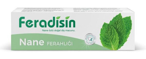 Feradisin Naneli Organik Florürsüz Diş Macunu 75 ml