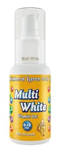 Multi White Muzlu Organik Florürsüz Diş Macunu 50 ml