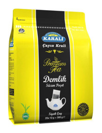 Karali Premium tea Siyah Demlik Poşet Çay 25 Adet