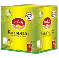 Doğuş Karadeniz Siyah Bardak Poşet Çay 1000 Adet