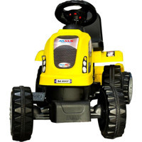 Micromax Toys 6 V Üstü Açık Tek Kişilik Akülü Traktör Sarı