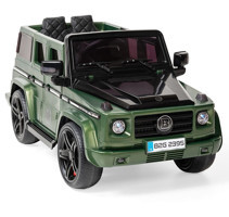 Baby2Go Safari 12 V Üstü Açık Tek Kişilik Akülü Jip Yeşil