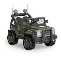 Dolu Commando 8083 12 V Üstü Açık İki Kişilik Akülü Jip Yeşil