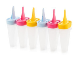 Tupperware Plastik Renkli Dondurma Buz Kalıbı