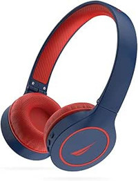 Nautica H120 Kulak Üstü Bluetooth Kulaklık Kırmızı