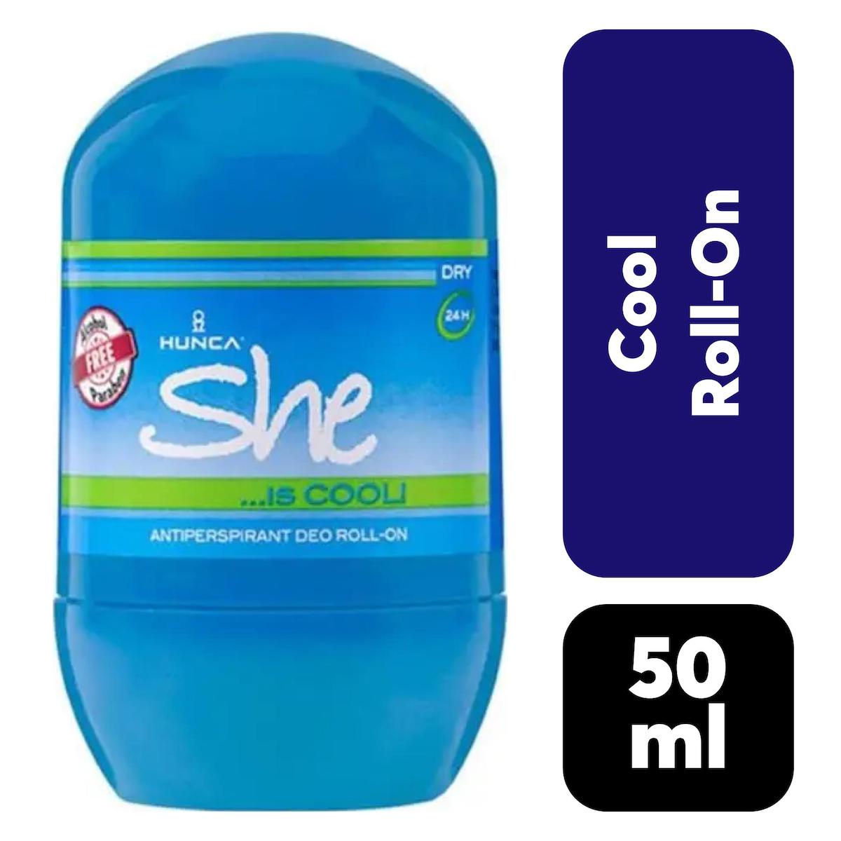 She Cool Pudrasız Ter Önleyici Antiperspirant Roll-On Kadın Deodorant 50 ml