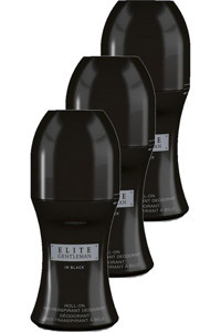 Avon Elite Gentleman Pudrasız Ter Önleyici Antiperspirant Roll-On Erkek Deodorant 3x50 ml