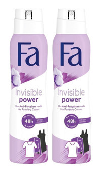 Fa Invisible Power Ter Önleyici Antiperspirant Sprey Kadın Deodorant 2x150 ml