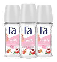Fa Freshly Free Ter Önleyici Antiperspirant Roll-On Kadın Deodorant 3x50 ml