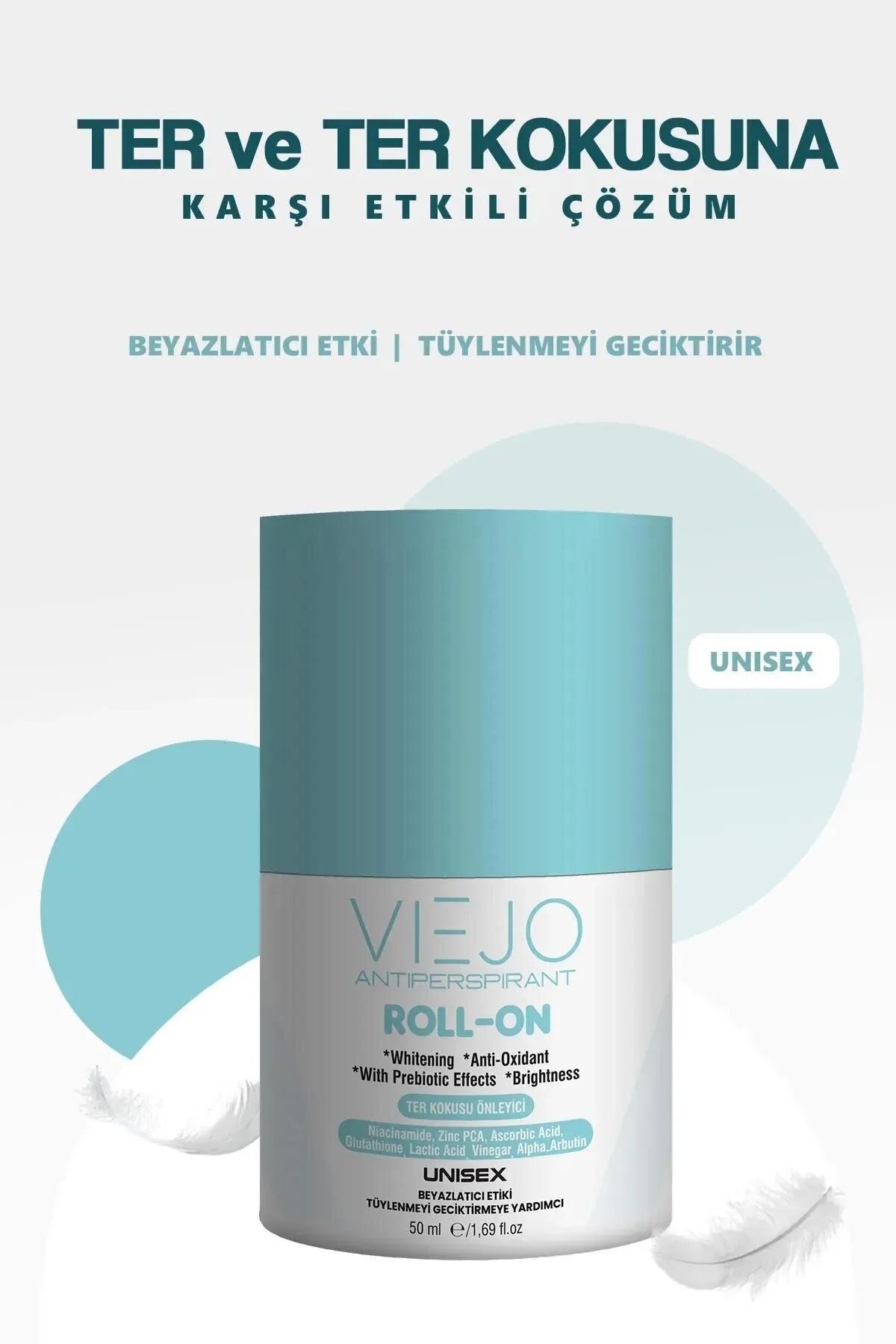 Viejo Ter Önleyici Antiperspirant Roll-On Unisex Deodorant 50 ml