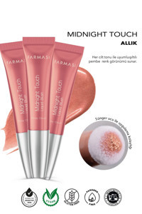 Farmasi 3'lü Midnight Touch Pinky Cloud Işıltılı Likit Allık