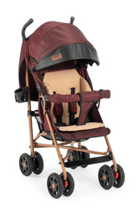 Moonybaby Suit Katlanabilir Tam Yatar Baston - Puset Bebek Arabası Bordo