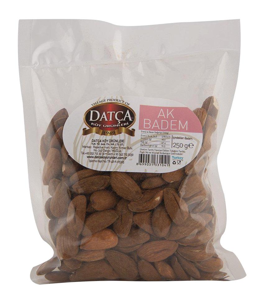 Datça Köy Ürünleri Tuzsuz Çiğ Tane Badem İçi 250 gr