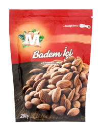 Migros Tuzlu Kavrulmuş Tane Badem İçi 200 gr