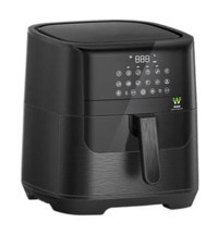 Wiami Airfryer 7 lt Tek Hazneli Led Ekranlı Yağsız Sıcak Hava Fritözü Siyah
