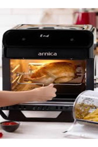 Arnica GH 22240 Airfryer 12 lt Tek Hazneli Led Ekranlı Sıcak Hava Fritözü Siyah
