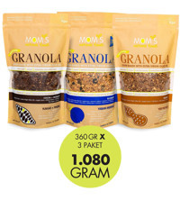 Mom's Natural Foods Çoklu Paket Glutensiz Granola 3x360 gr