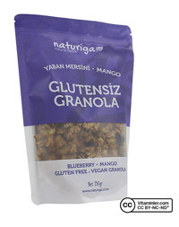 Naturiga Glutensiz Yaban Mersinli Granola 250 gr