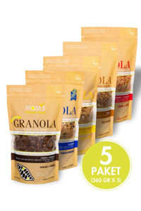 Mom's Natural Foods Mix Granola 5x360 gr