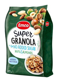 Emco Şeker İlaveli Karışık Kuruyemişli Granola 375 gr