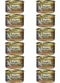 Purina Gourmet Gold Alabalık Sebze Parça Etli Soslu Yetişkin Yaş Kedi Maması 12x85 gr