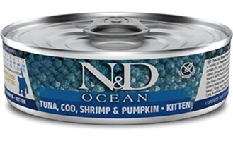 N&d Bal Kabağı Balık Karides Yetişkin Yaş Kedi Maması 3x80 gr